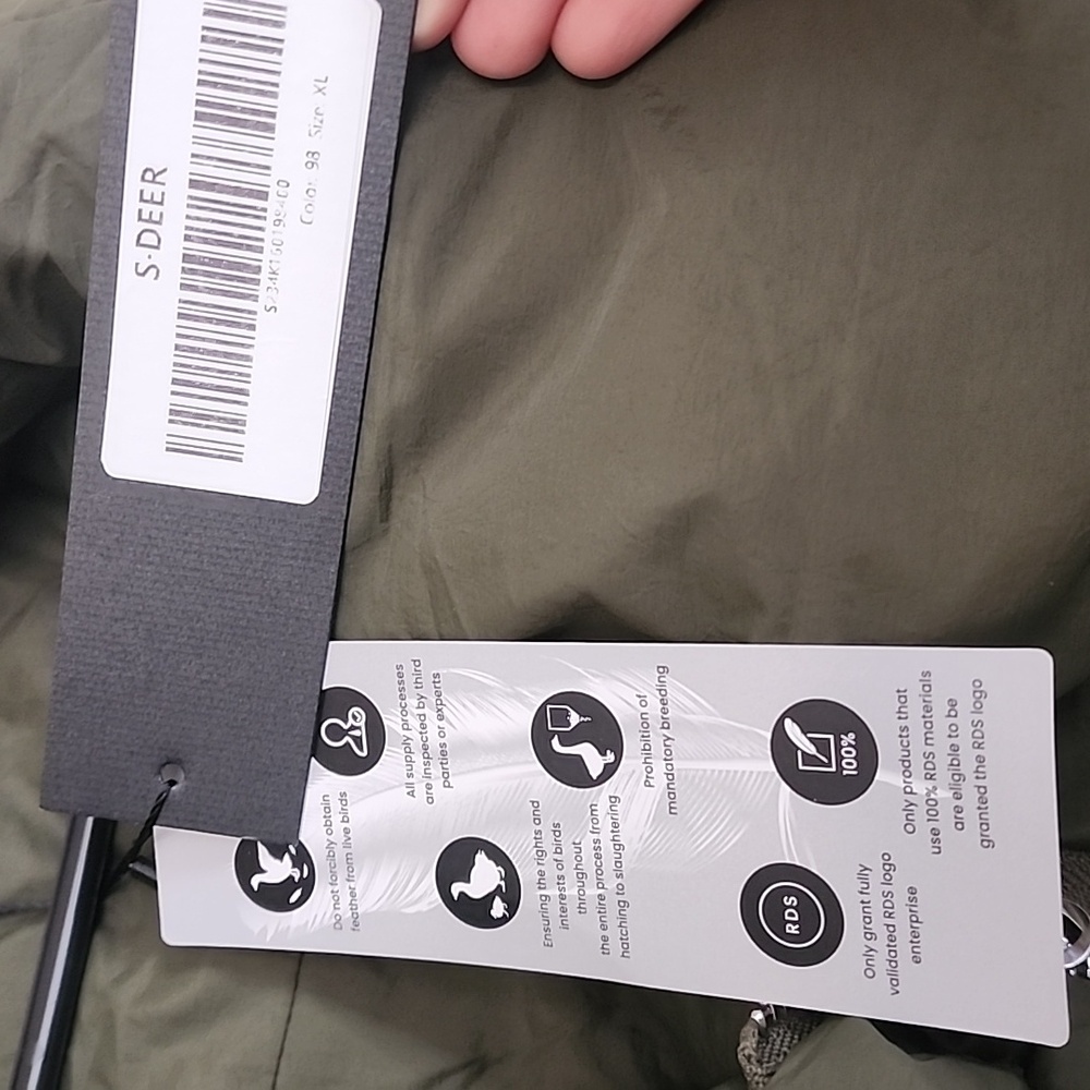 S. DEER Down Puffer Vest - Picture 2 of 8